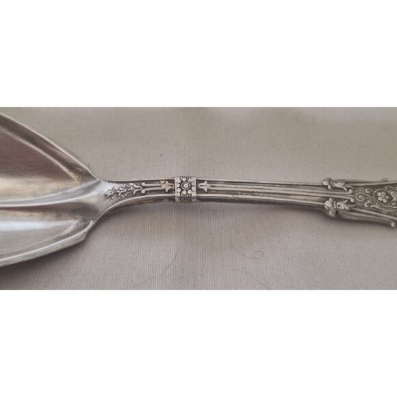 Antique Whiting Sterling Silver “Arabesque” Spoon 1875 Roehm & Wright 6.75" - Picture 7 of 9